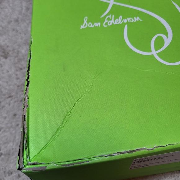 Sam Edelman 'Yaro' Block Heels In Light Gold Mesh - Size 6M - Picture 13 of 13